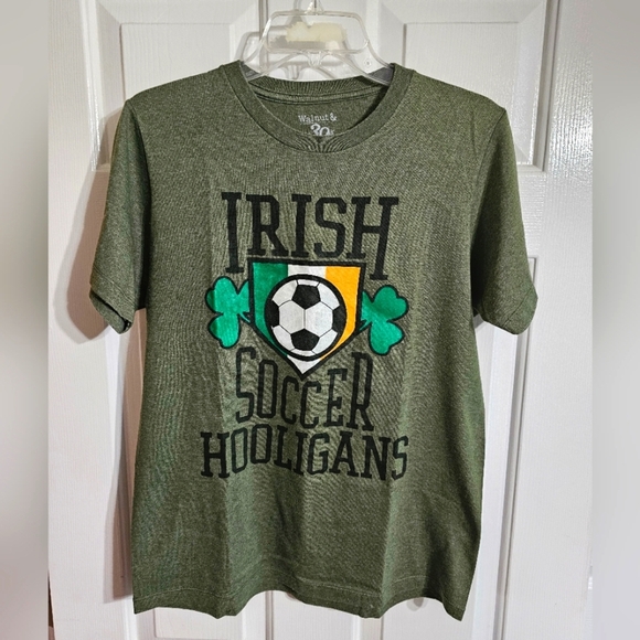 Walnut & 39th Green Irish Soccer Hooligans T Shirt M Graphic St Patrick Casual - Picture 2 of 6